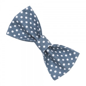 Blue Spotty Bow Tie